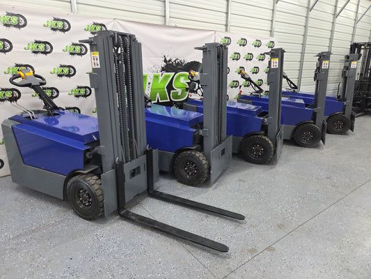 #5 JKS E10 Power Lift Forklift Little Blue