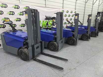 #5 JKS E10 Power Lift Forklift Little Blue