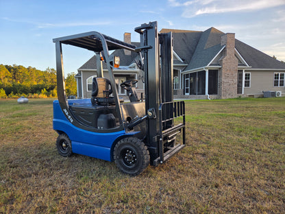 JKS Precision E15 forklift and Stacker combination Test run